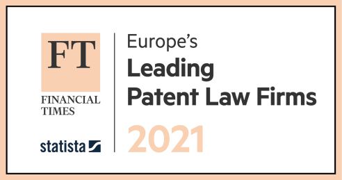 FT – Leading Patent Law Firm 2021