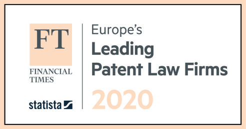 FT – Leading Patent Law Firm 2020